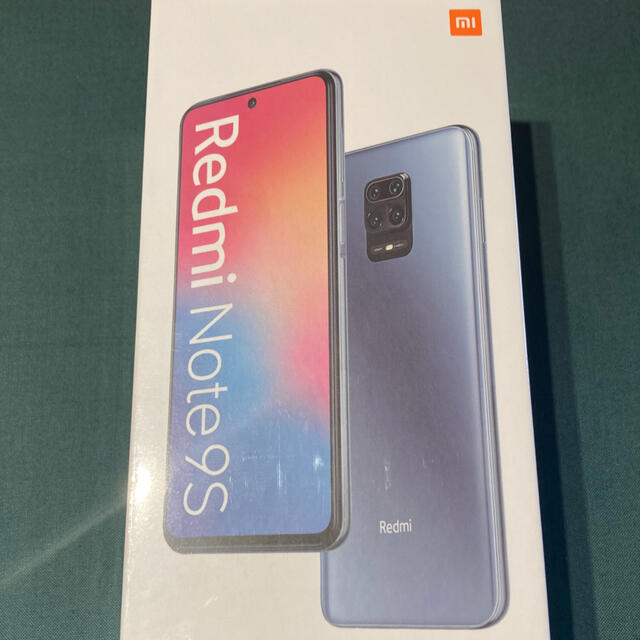 新品未開封！Xiaomi　Redmi Note 9S オーロラブルー64Gモデル