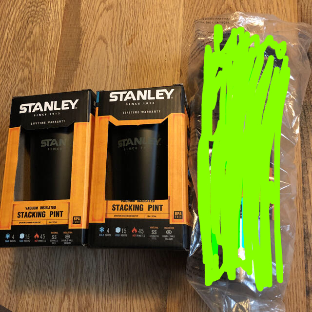 Stanley(スタンレー)のスタンレー スタッキング真空パイント2つセット スポーツ/アウトドアのアウトドア(食器)の商品写真