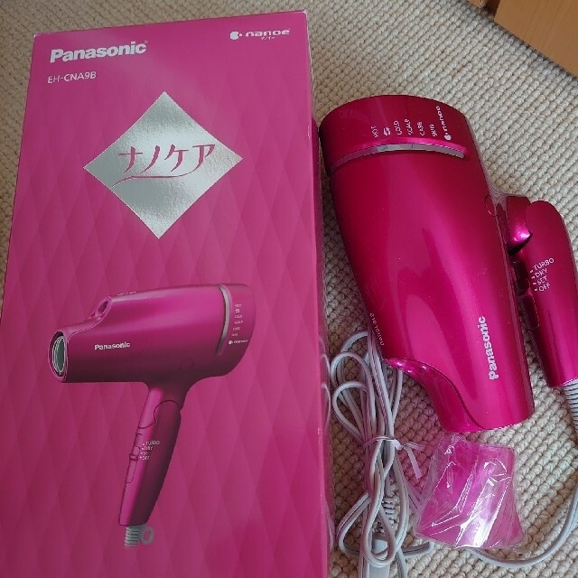 日本産 赤- PanasonicヘアードライヤーナノケアEH-CNA9B-PN 美容家電 日本産 赤- PanasonicヘアードライヤーナノケアEH-CNA9B-PN 美容家電