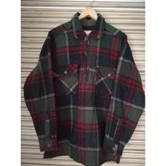 woolrich ウールリッチ ハーフジップ ジャケット アメリカ製 チェック