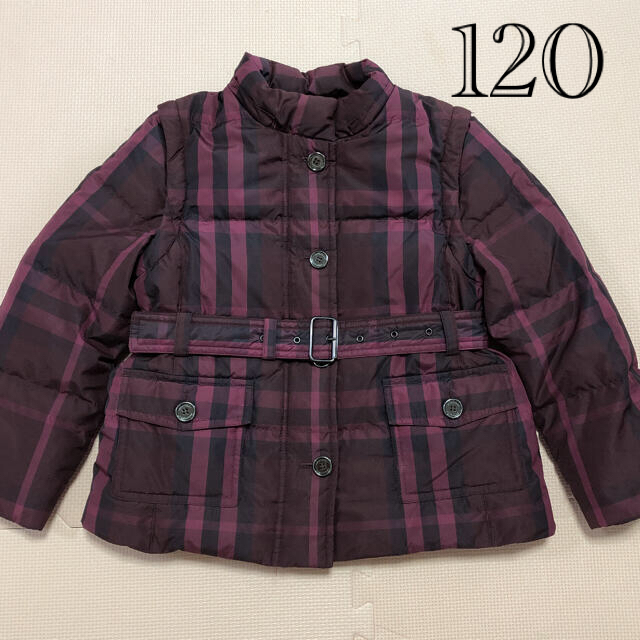 BURBERRY(バーバリー)のバーバリー  ダウンジャケット　120 キッズ/ベビー/マタニティのキッズ服女の子用(90cm~)(ジャケット/上着)の商品写真