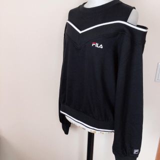 フィラ(FILA)のFILA フィラ 肩あき 肩開き トレーナー カットソー(トレーナー/スウェット)