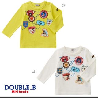 ダブルビー(DOUBLE.B)のたま様専用　新品ダブルB 　スポーツ　ワッペン　長袖Tシャツ　130(Tシャツ/カットソー)