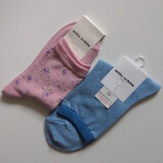 ミラショーン(mila schon)の新品🧦mila schon　靴下　二足セット(ソックス)