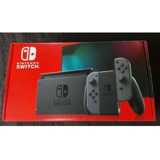 ニンテンドースイッチ(Nintendo Switch)の新品未開封 ニンテンドースイッチ本体 グレー(家庭用ゲーム機本体)