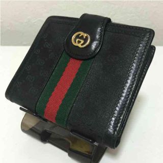 グッチ(Gucci)のGUCCI がま口 折り財布☆レア☆(財布)