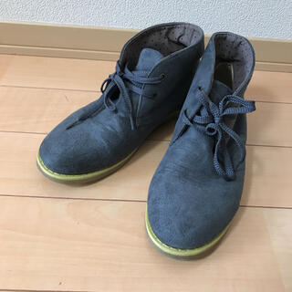 レディース メンズ グレー色 冬靴 ショートブーツ スニーカー(ブーツ)