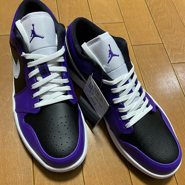 靴/シューズJordan1 Low Court Purple