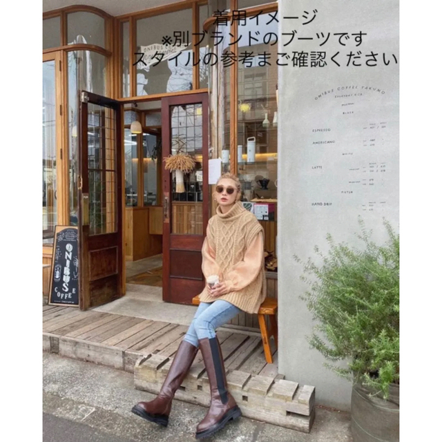 日本未上陸ブランド　WILLOW KNEE HIGH CHELSEA BOOTS レディースの靴/シューズ(ブーツ)の商品写真