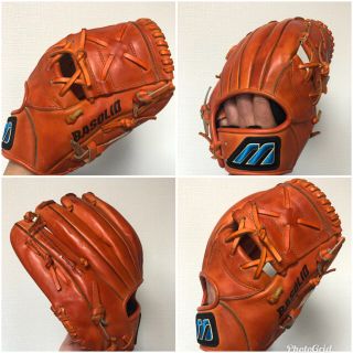 MIZUNO - ミズノ ビューリーグ 硬式グラブ 内野手用 青ラベル グローブ