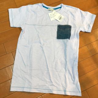 ブランシェス(Branshes)の【150】新品！Branshes ボーイズ Tシャツ　ラベンダー×綿100%(Tシャツ/カットソー)