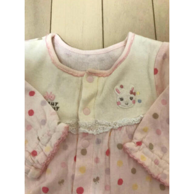 coeur a coeur(クーラクール)のクーラクール ♡２wayオール 50-70 2枚 キッズ/ベビー/マタニティのベビー服(~85cm)(ロンパース)の商品写真