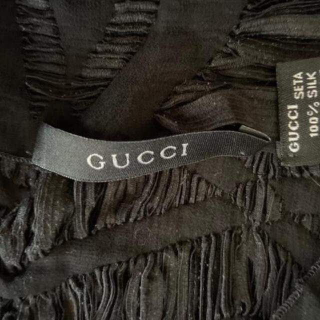 Gucci - 黒 シルクの通販 by ブランディア｜グッチならラクマ - グッチ ストール(ショール) 定番在庫