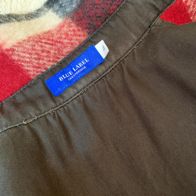 BURBERRY BLUE LABEL(バーバリーブルーレーベル)のブルーレーベルクレストブリッジ20AW ミリタリージャケット レディースのジャケット/アウター(ミリタリージャケット)の商品写真