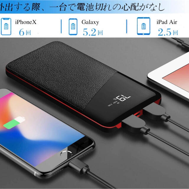 25000mAhモバイルバッテリー付き電熱ベスト【サイズXXL】すぐ使えて暖かい