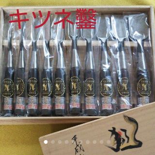 キツネ 狐鑿  三木 磯野鑿  鑿セット  鑿 黒檀ノミ  宮大工鑿 大工道具(工具/メンテナンス)