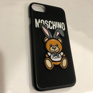 モスキーノ(MOSCHINO)のMOSCHINO モスキーノ iphone7 iPhone8 ケース うさぎ(iPhoneケース)