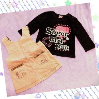 ベビー　80 Ｔシャツ　ワンピース(ワンピース)