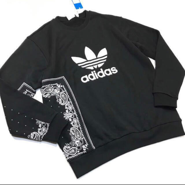 Original(オリジナル)の新品 adidas アディダス O(XL) トレーナー スウェット タグ付き ① メンズのトップス(スウェット)の商品写真