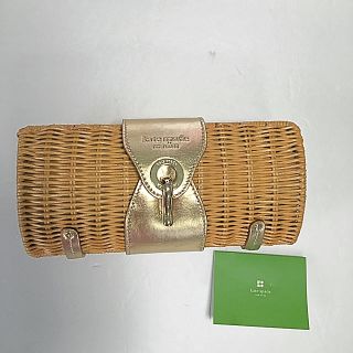 ケイトスペードニューヨーク(kate spade new york)のkatespade♠︎カゴクラッチ値下げ(クラッチバッグ)