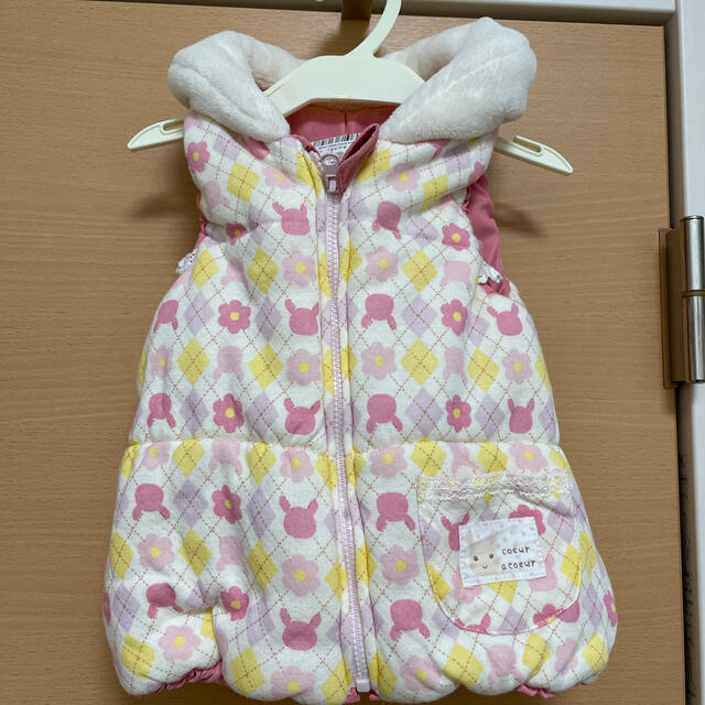 coeur a coeur(クーラクール)の【新品未使用】クーラクール　リバーシブルベスト キッズ/ベビー/マタニティのベビー服(~85cm)(その他)の商品写真