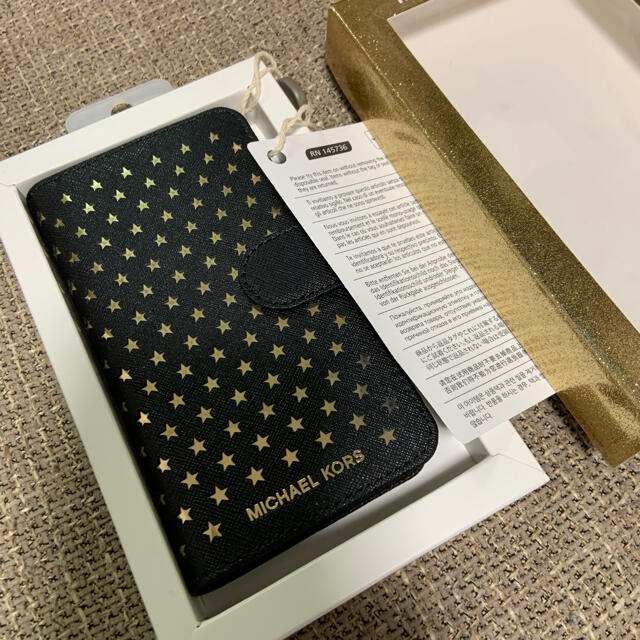 Michael Kors(マイケルコース)のマイケルコース　iPhone ケース　手帳型 スマホ/家電/カメラのスマホアクセサリー(iPhoneケース)の商品写真