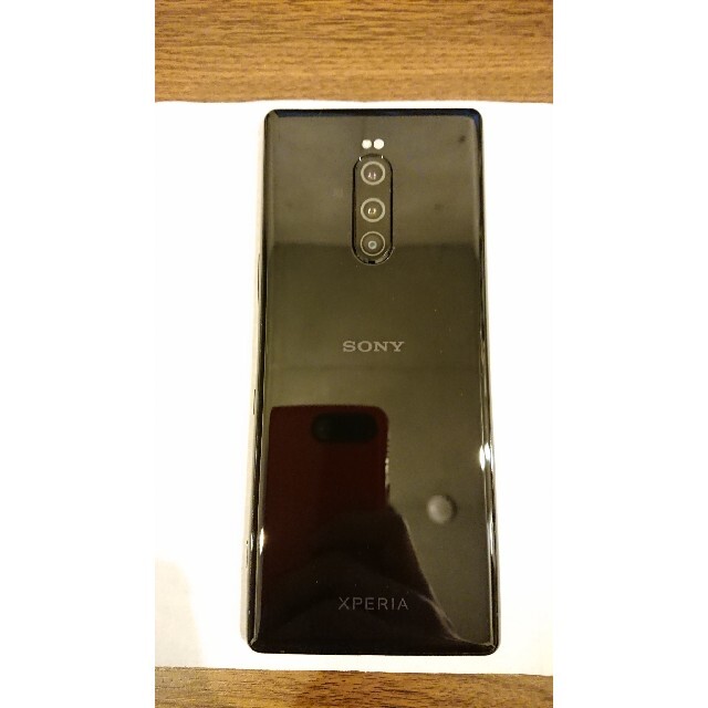 超人気 SONY - 128GB SIMフリー(J9110) Black Xperia1 スマートフォン
