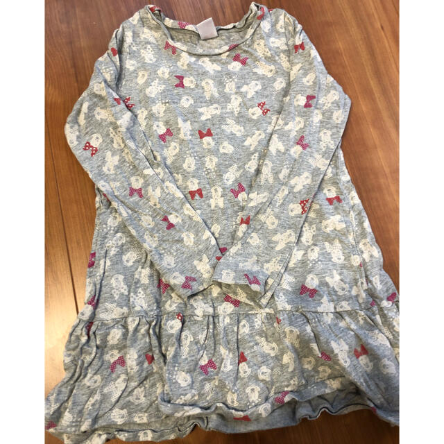 UNIQLO(ユニクロ)のユニクロ　キッズ　ミニーのワンピース キッズ/ベビー/マタニティのキッズ服女の子用(90cm~)(ワンピース)の商品写真