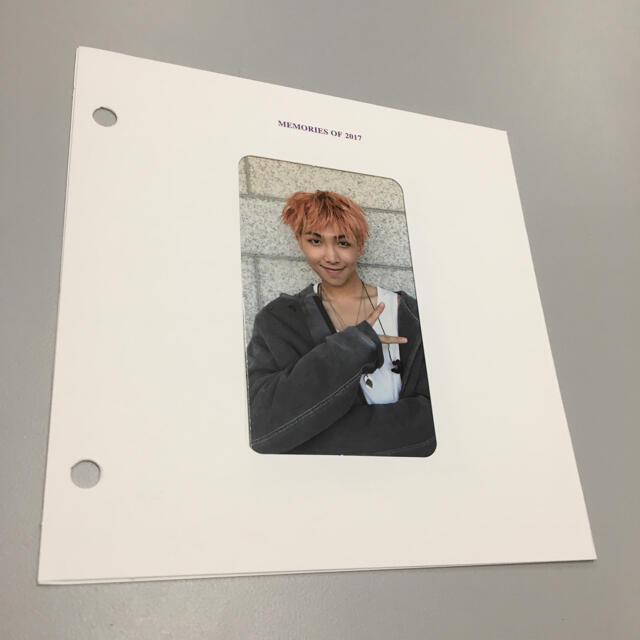 BTS Memories 2017 Blu-ray ナムジュン トレカ ②-