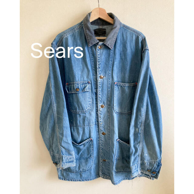 carhartt(カーハート)の購入は今がお得‼️Sears ボロ デニムカバーオール  メンズのジャケット/アウター(Gジャン/デニムジャケット)の商品写真