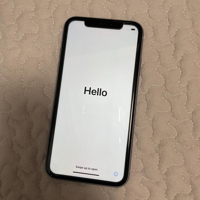 iPhone(アイフォーン)のお値下げ iPhone 11 パープル 128 GB SIMフリー スマホ/家電/カメラのスマートフォン/携帯電話(スマートフォン本体)の商品写真