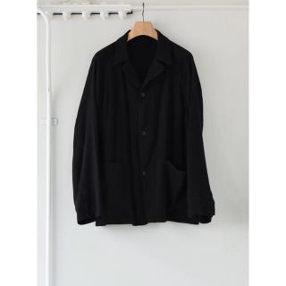 COMOLI - COMOLI 21SS カシミヤ和紙ジャケット ブラック サイズ3