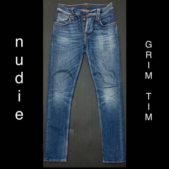 nudie jeans GRIM TIM グリムティム グレーステッチ