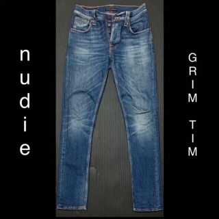 ヌーディジーンズ(Nudie Jeans)のnudie jeans GRIM TIM グリムティム グレーステッチ(デニム/ジーンズ)