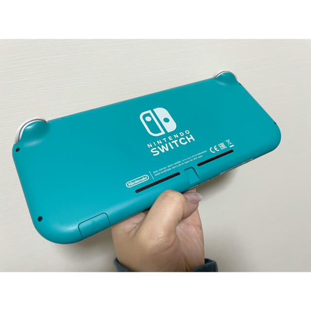 Nintendo Switch(ニンテンドースイッチ)の任天堂 Switch LITE ターコイズブルー 中古品 エンタメ/ホビーのゲームソフト/ゲーム機本体(その他)の商品写真