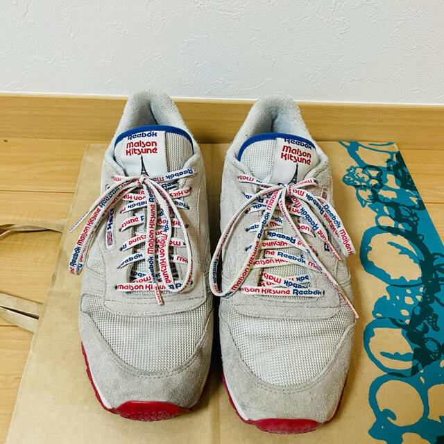 MAISON KITSUNE'(メゾンキツネ)のmaison kitsune Reebok コラボ　26.5cm値下げ！ メンズの靴/シューズ(スニーカー)の商品写真