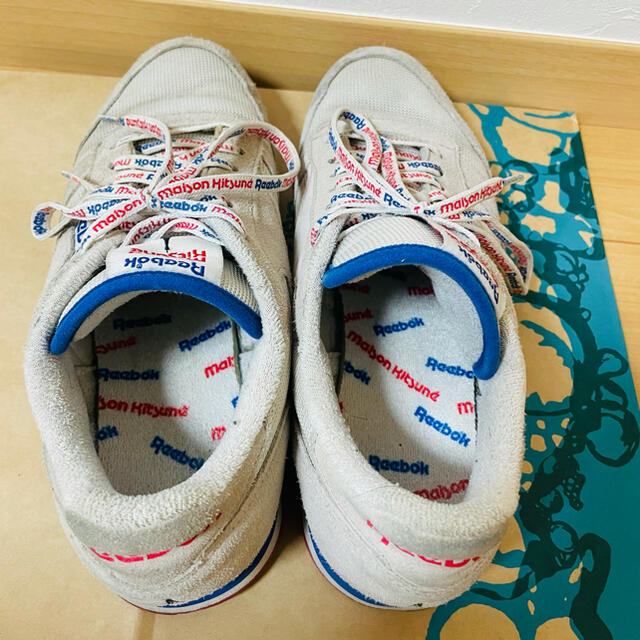 MAISON KITSUNE'(メゾンキツネ)のmaison kitsune Reebok コラボ　26.5cm値下げ！ メンズの靴/シューズ(スニーカー)の商品写真