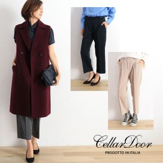 ドゥーズィエムクラス(DEUXIEME CLASSE)のcellar door IRIS ベージュ パンツ 美品(カジュアルパンツ)