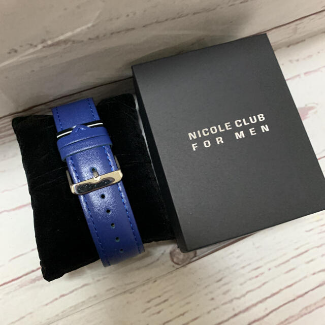 NICOLE CLUB FOR MEN(ニコルクラブフォーメン)の新品‼️ NICOLE CLUB FOR MEN デート付ウォッチⅥ 腕時計 メンズの時計(腕時計(アナログ))の商品写真