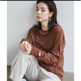 ディッキーズ(Dickies)のディッキーズロゴ刺繍ロンT美品(Tシャツ(長袖/七分))