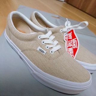 ヴァンズ(VANS)のcoco様専用【新品】VANS ベージュ スニーカー レディース  タグ付き(スニーカー)