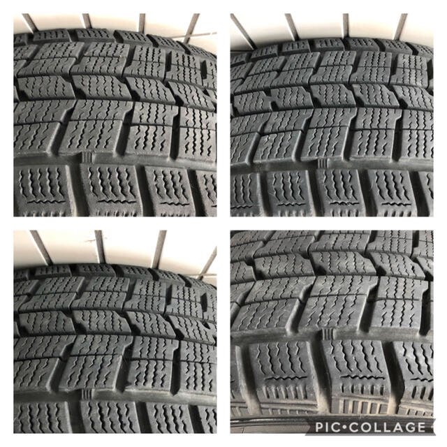 DUNLOP(ダンロップ)の本州限定送料込み！　195/65R15 スタッドレスタイヤ付アルミホイールセット 自動車/バイクの自動車(タイヤ・ホイールセット)の商品写真