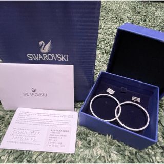 スワロフスキー(SWAROVSKI)のスワロフスキー Swarovski 『Hoop Fever ピアス』新品　未使用(ピアス)