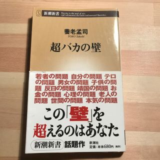 超バカの壁(文学/小説)