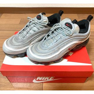 ナイキ(NIKE)のnike vapormax97 シルバー27.5cm　新品同様(スニーカー)