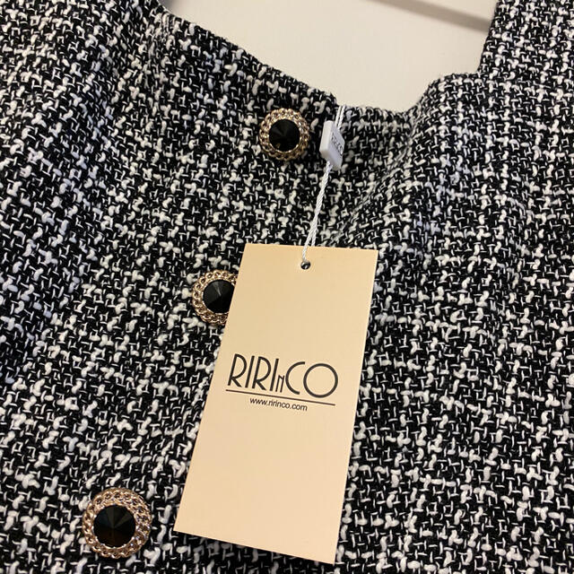 ririnco ビスチェ風 ツイードワンピ 👗 レディースのワンピース(ひざ丈ワンピース)の商品写真