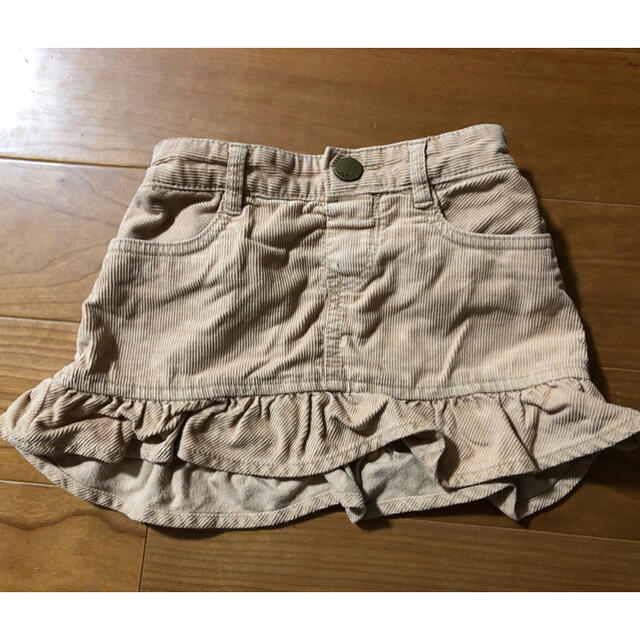 GAP Kids(ギャップキッズ)のコーデュロイ ミニスカート　95㎝ キッズ/ベビー/マタニティのキッズ服女の子用(90cm~)(スカート)の商品写真