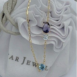 スタージュエリー(STAR JEWELRY)のスタージュエリー K10 ブレスレット COLAR STONE BLACELET(ブレスレット/バングル)