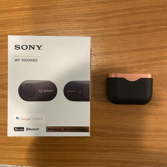 SONY(ソニー)のsony wf-1000xm3 Black Bluetooth earphone スマホ/家電/カメラのオーディオ機器(ヘッドフォン/イヤフォン)の商品写真