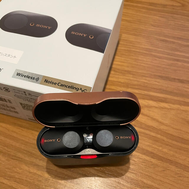 SONY(ソニー)のsony wf-1000xm3 Black Bluetooth earphone スマホ/家電/カメラのオーディオ機器(ヘッドフォン/イヤフォン)の商品写真